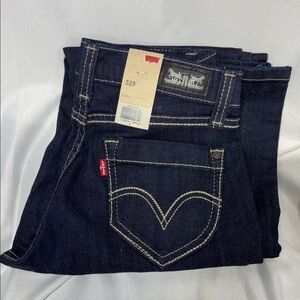 Levi's 529 curvy bootcut 5 pocket blue  Denim Jeans